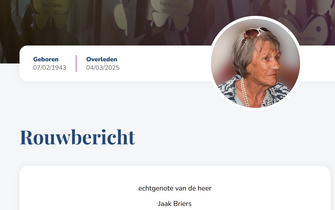 echtgenote Jaak Briers